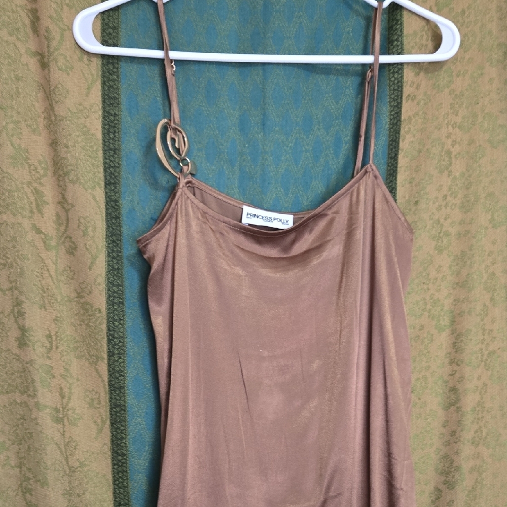 Princess Polly Bronze Maxi Dress